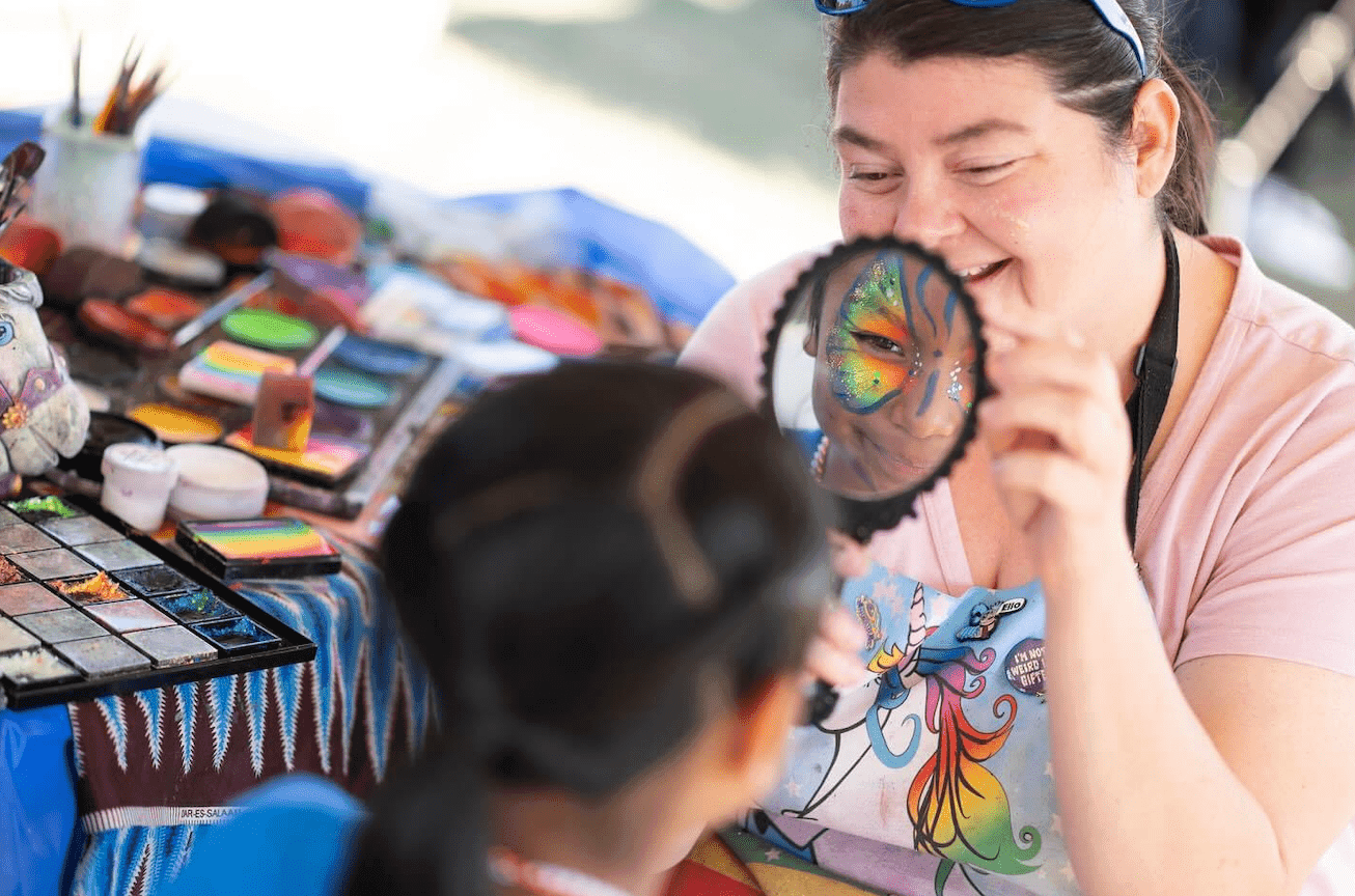 Character face painting designs