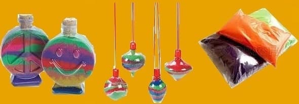 Festival sand art booth