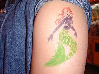 Temporary tattoo design